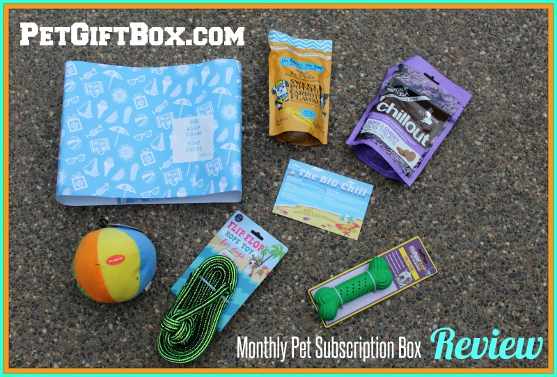 PetGiftBox ~ Summer Fun Gift Box For Our Yorkies! {Dog & Cat Subscription Boxes Available} #PetGiftBox.com #PetGIftBox Pet Gift Box