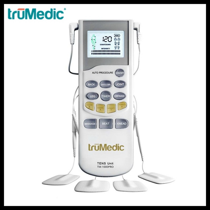 truMedic TM 1000PRO Deluxe TENS Unit Electonic Pulse Massager