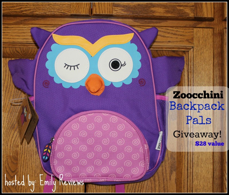 Zoocchini Backpack Giveaway: Zoocchini Kids Backpack Pals ~ Olive The Owl Children's Backpack Schoolbag in whimsical fun characters.