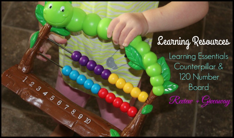 Learning Resources ~ Back To School With Their Learning Essentials Counterpillar & 120 Number Board 