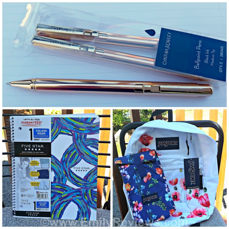 Staples, JanSport, Five Star, Cynthia Rowley