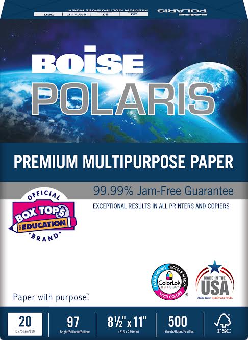 Boise polaris printer paper