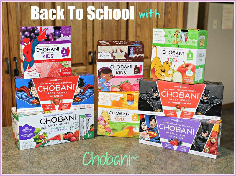 Head Back To School With Chobani Greek Yogurt & Chobani Kids and Tots