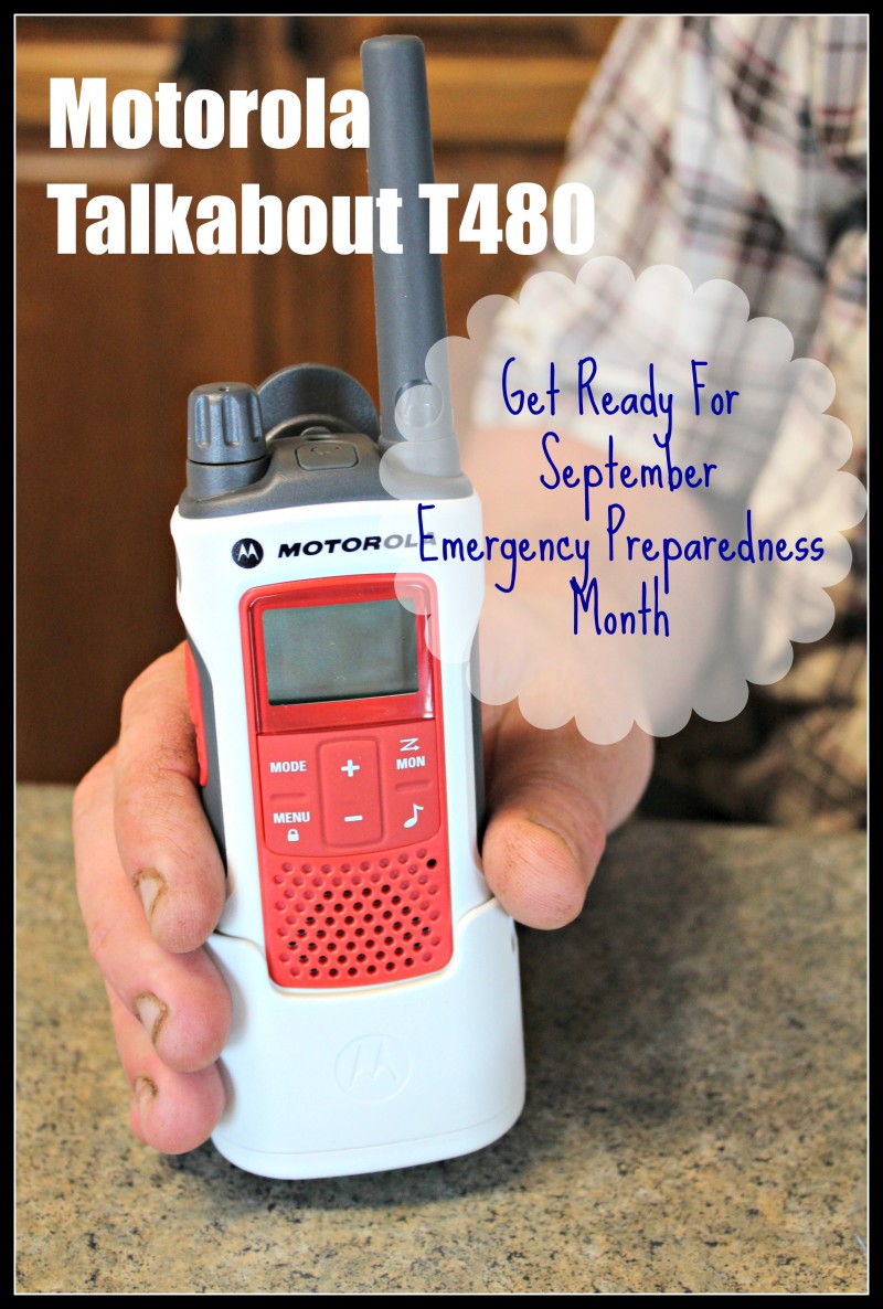 Motorola Talkabout T480 ~ Get Ready For September Emergency Preparedness Month