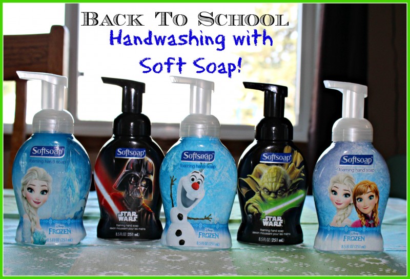 Softsoap Foaming Hand Soap ~ Practice For Back To School Health! Pick up the Frozen or Star Wars Foaming Hand Soap to encourage good hand washing habits with the kids!