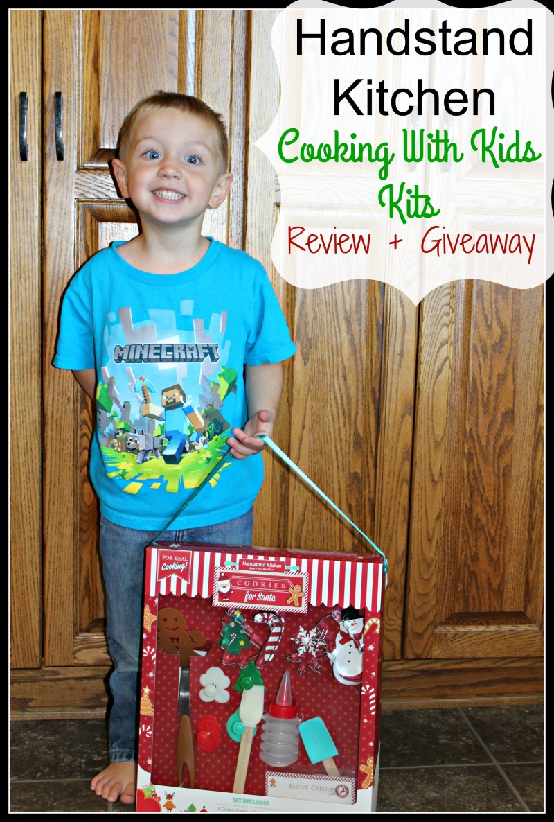 Handstand Kitchen ~ Cooking With Kids + Discount, Cookies with Santa baking kit