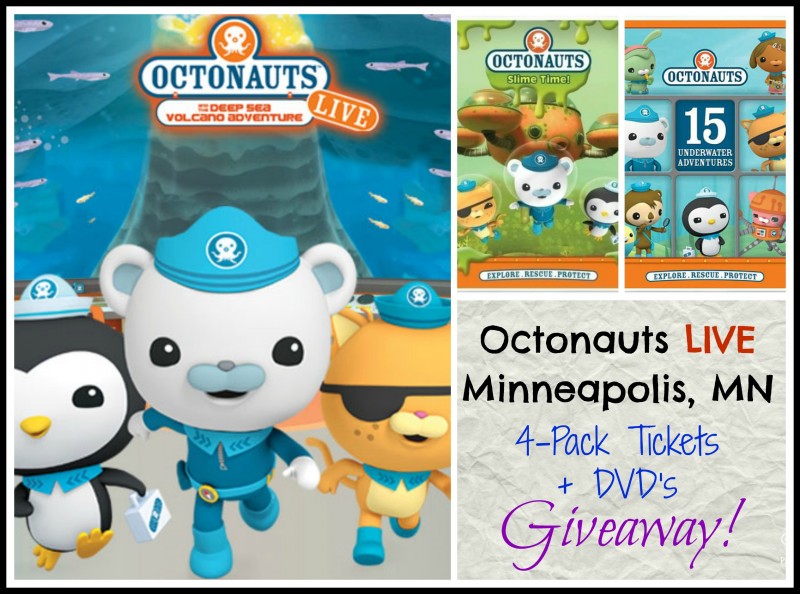 -1Octonauts LIVE! US Tour Runs 9/22 - 12/4 + {Minneapolis Show Tickets} Traveling throughout the US starting in San Diego and ending in Miami with stops all throughout! GIVEAWAY for family 4 pack of tickets to the live show in Minneapolis, MN on October 24th!