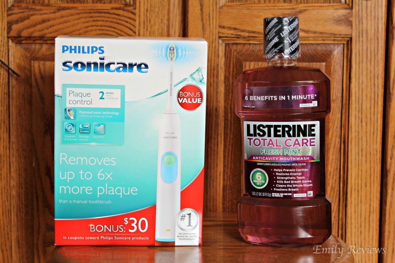 Brush With Philips Sonicare, Swish With LISTERINE TOTAL CARE, & Smile!