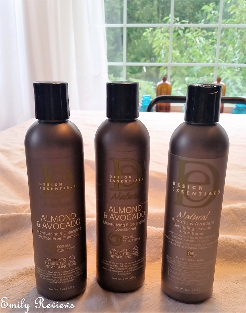 DESIGN ESSENTIALS NATURAL ALMOND & AVOCADO HAIR PRODUCTS