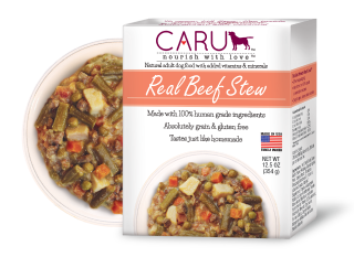 Caru Natural Beef Stew for Dogs Pet Food and treats