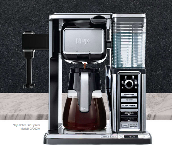 Ninja Kitchen Coffee Bar System: http://www.ninjakitchen.com/brewing/ninja-coffee-bar-system/