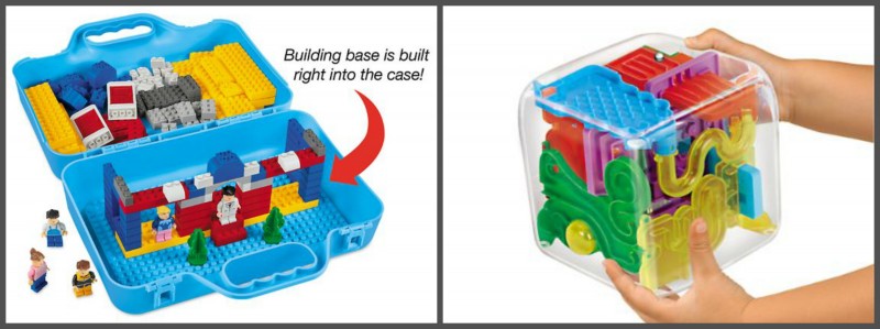 Lakeshore Learning Boys Holiday Gift Guide ideas: ~Play & Store Building Brick Set #GG497 ~ The Maze Cube #GG758