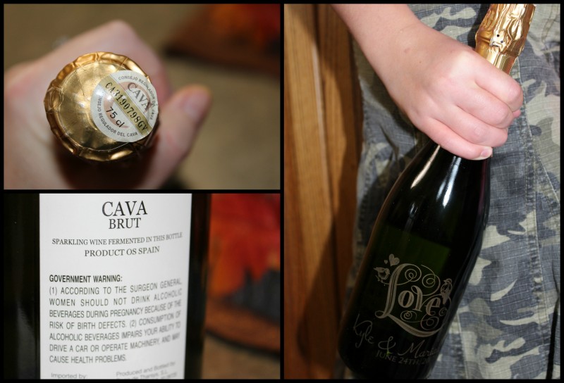 Personal Wine ~ Conde Laurel Cava Brut NV Personalized Cava Sparkling Wine