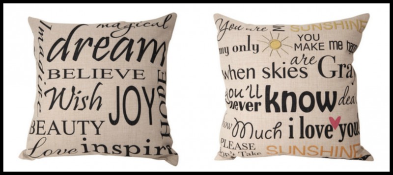 Sullivan Entertainment - Decorative Pillows "You are my sunshine and Joy"