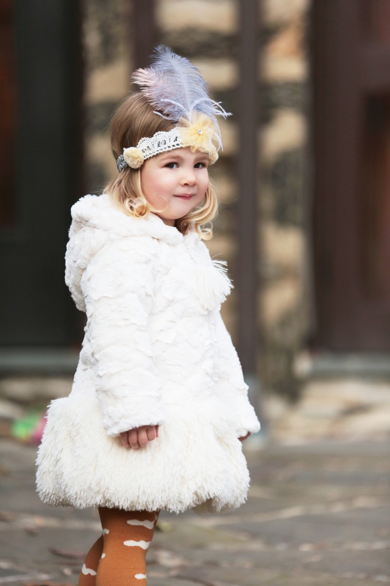 American Widgeon Kids Hooded Pompom Coat + Discount & Giveaway