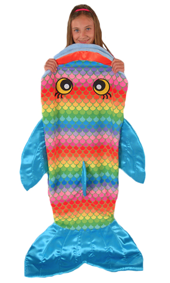 Snuggie Tails Blanket ~ Rainbow Fish