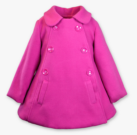American Widgeon Kids ~ Double breasted a-line coat faux cashmere