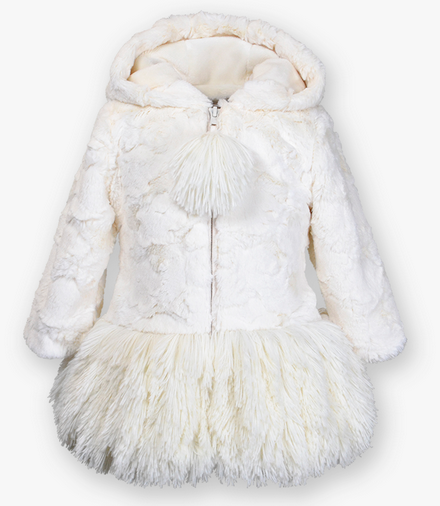 American Widgeon Kids ~ Hooded Hooded shaggy bottom coat