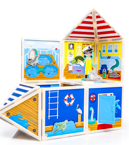 Build & Imagine ~ Marine Rescue Center Build a Scene and Imagine Countless Stories! Magnetic story boards.