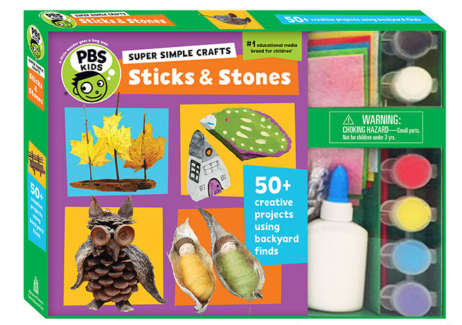 Downtown Bookworks PBS KIDS Super Simple Crafts: Sticks & Stones