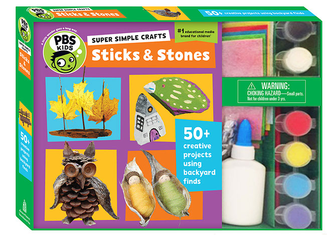 Downtown Bookworks ~ Raising A New Generation Of Book Lovers ~ PBS KIDS Super Simple Crafts: Sticks & Stones