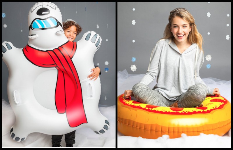 BigMouth Inc. Giant Snow Tubes ` Polar Bear and Giant Supreme Pizza