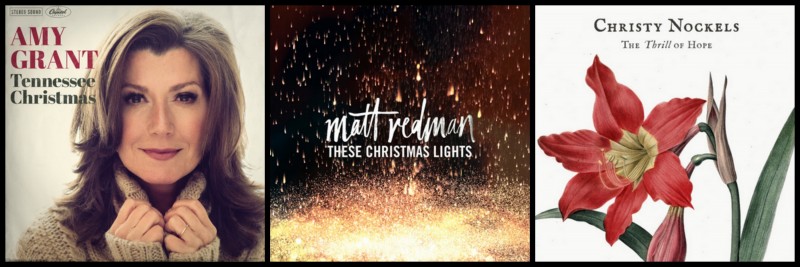 Adult Stocking Stuffer Ideas: Amy Grant Tennessee Christmas, Christy Nockels The Thrill of Hope, and Matt Redman These Christmas Lights CDs