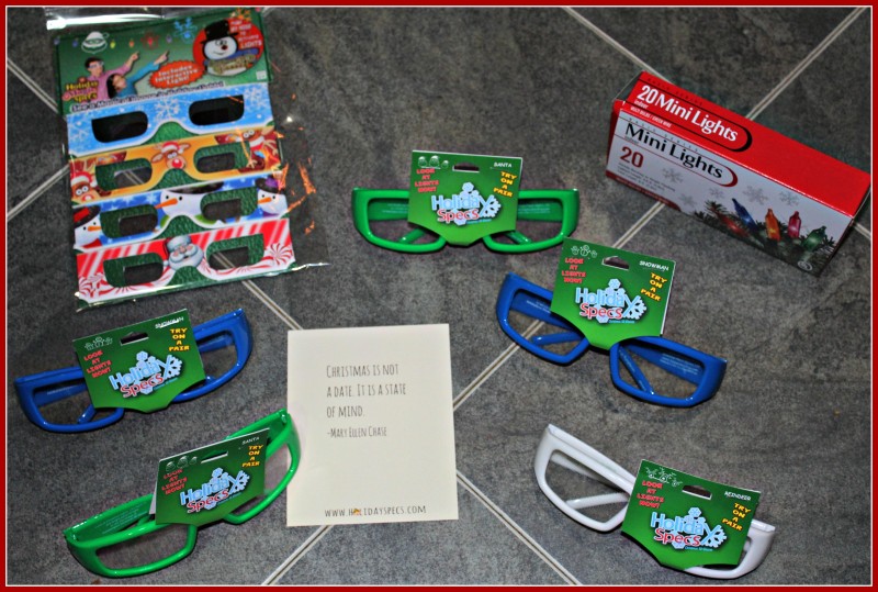 Holiday Specs 3d Christmas Glasses ~ Make Christmas Light Watching Even MORE Fun!