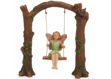 Fairy garden arch swing