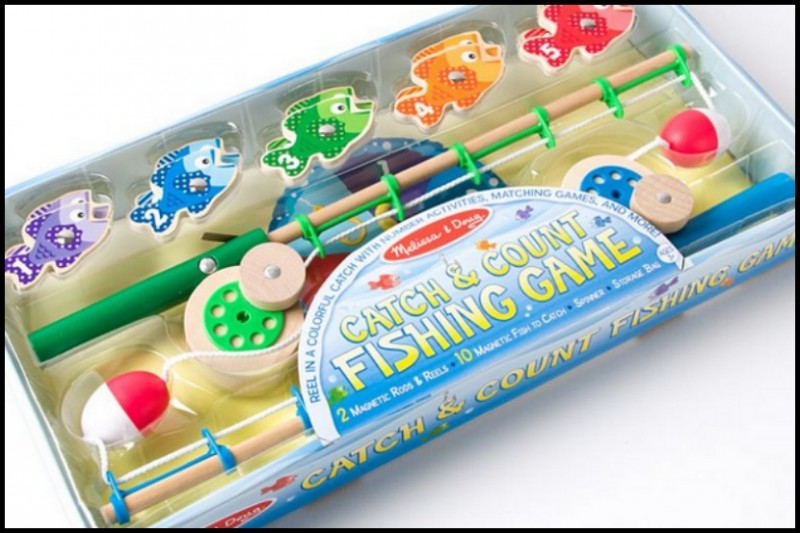 Melissa & Doug Catch & Count Fishing Rod PAPYRUS ~ Greeting Cards, Stationery, Gifts & More! ~ 