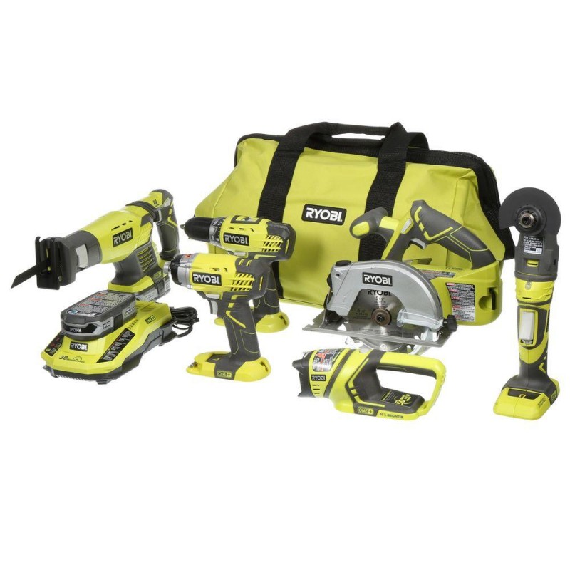 ONE+ 18-Volt Lithium-Ion Ultimate Combo Kit (6-Tool)