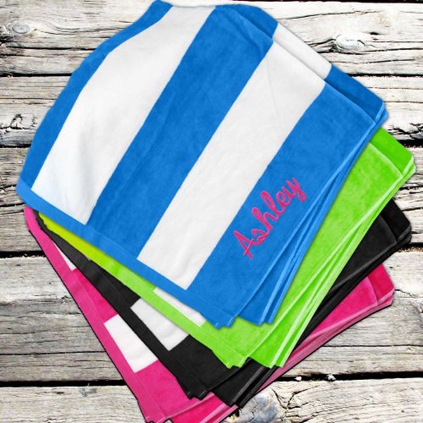 Simply Personalized beach towel