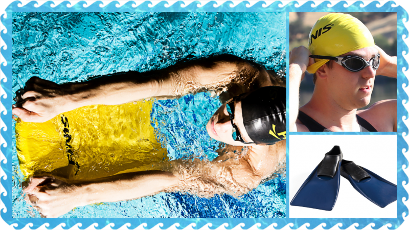 FINIS ~ Get Active As A Family In The New Year ~ Foam Kickboard, Surge Polarized Goggles, Long Floating Swim Fins