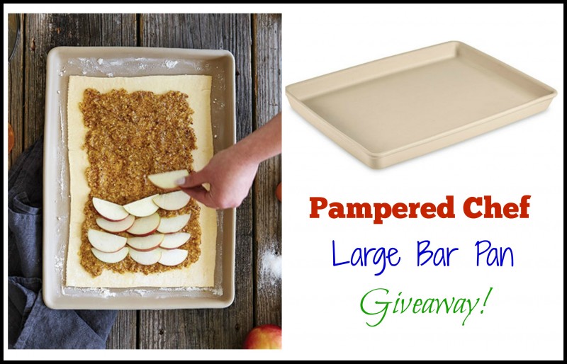 Pampered Chef ~ Large Bar Pan Review, Homemade Granola Bars Recipe, + Giveaway (Continental US) 1/18