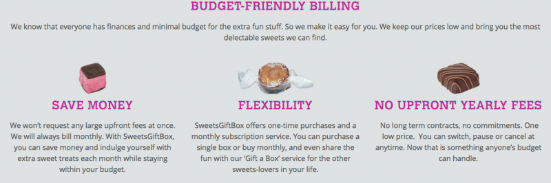 SweetsGiftBox.com Unique Themed Subscription Box ~ Crave, Indulge, Love + Discount Code