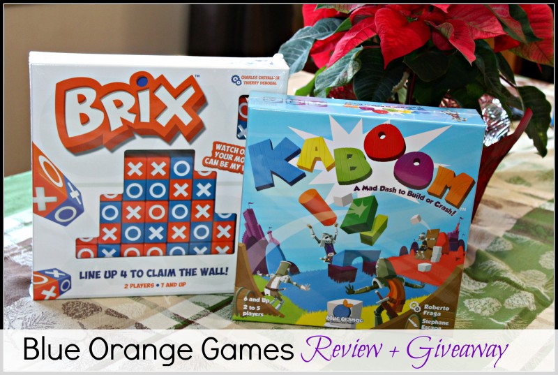 Blue Orange Games ~ Kaboom & Brix {Holiday Gift Idea}