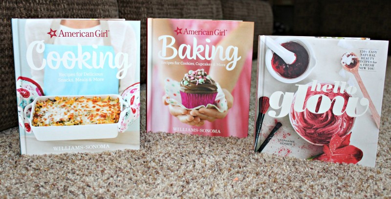 American Girl Baking, American Girl Cooking, & Hello Glow Book