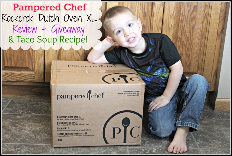 Pampered Chef ~ Rockcrok Dutch Oven XL + Taco Soup Recipe