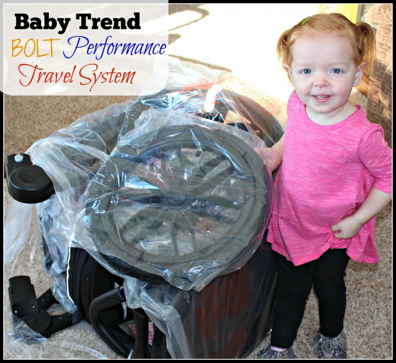 Baby Trend Bolt Performance Travel System in Black