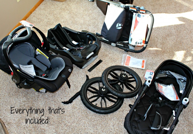 Baby Trend Bolt Performance Travel System in Black