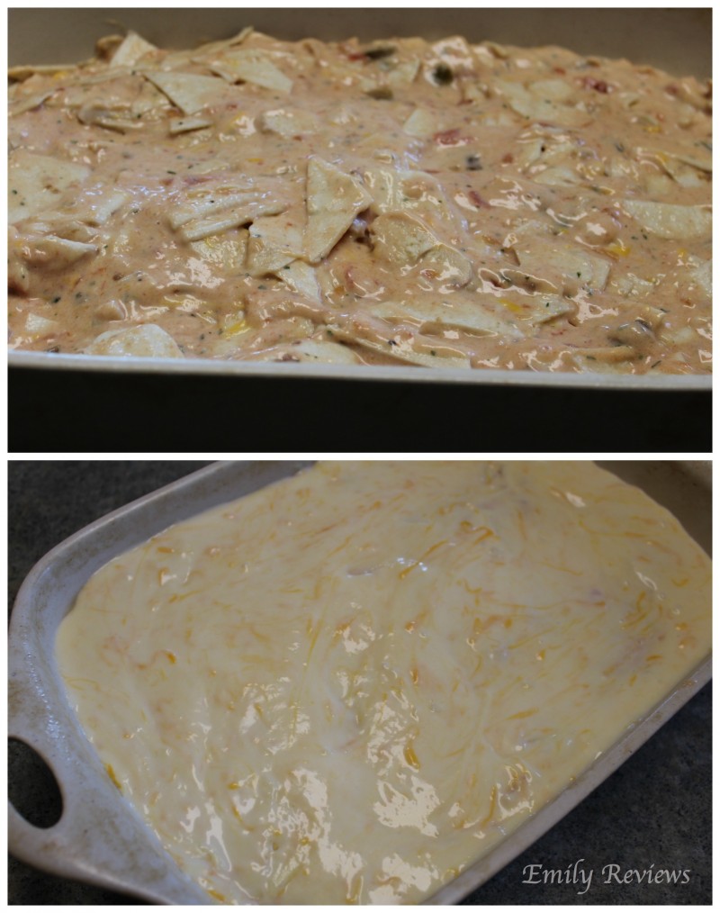 Creamy Chicken Tortillas Recipe ~ "It's What's For Dinner!?" This delicious creamy, cheesy chicken recipe feeds a crowd and is great for big families or pot lucks!