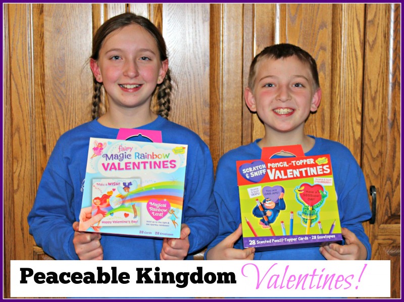 Peaceable Kingdom ~ Get Ready For Valentine's Day With A Fun Box Of Valentines For The Whole Class! ~ Unique and Fun: Tattoos, Pencil Toppers, Rainbow Lenses, Cat & Dog Stickers, Tic Tac Toe Cards, Scratch & Sniff Cards, & More