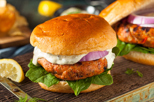 Nutrisystem salmon-burger