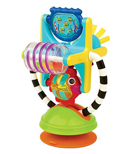 Sassy Baby Toys & Accessories ~ Best Baby Shower Gift Ideas + Attachable Toys Bumpy Pals Cow, Musical Piano, Under the Sea Spinner, & Bottle Brush {Emily Reviews}