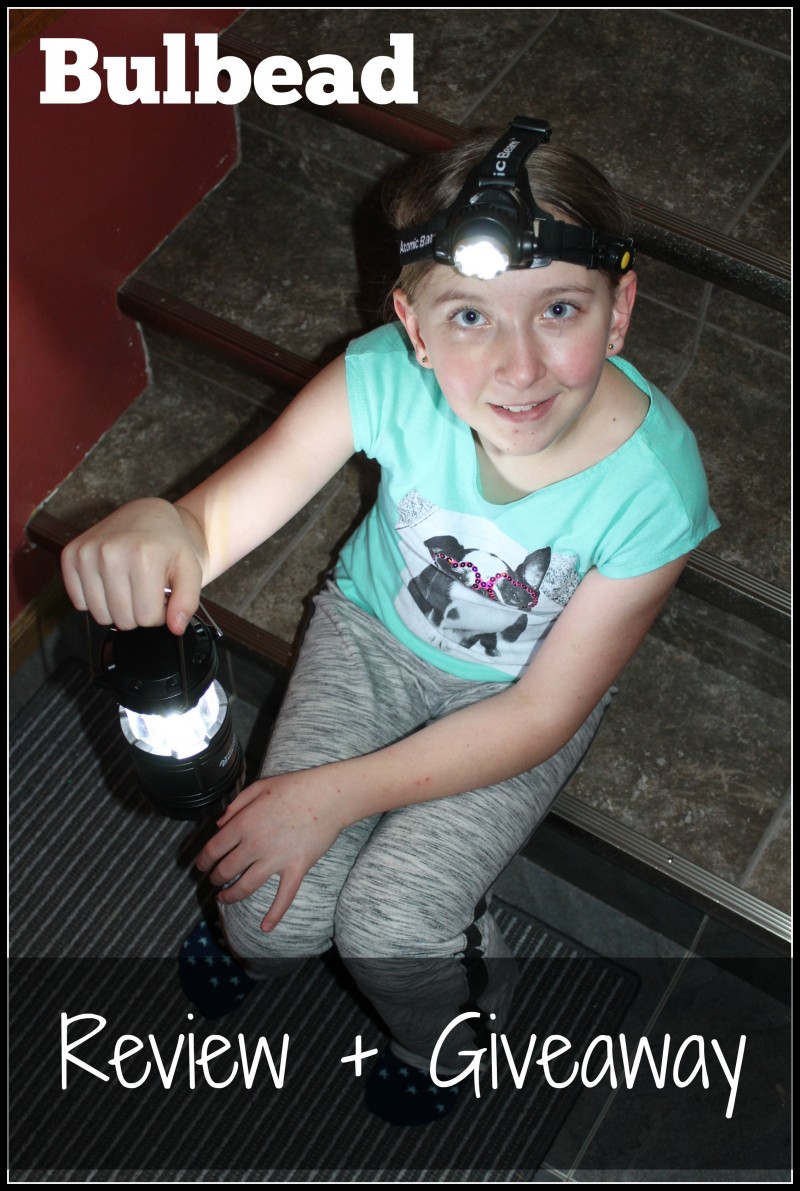 BulbHead Atomic Beam Lantern & Headlight Review - Get prepared with the brightest lantern you'll ever own! Tough grade tactical headlight too! {Emily Reviews}