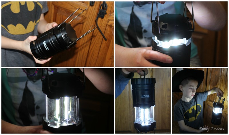 BulbHead Atomic Beam Lantern & Headlight Review - Get prepared with the brightest lantern you'll ever own! Tough grade tactical headlight too! {Emily Reviews}