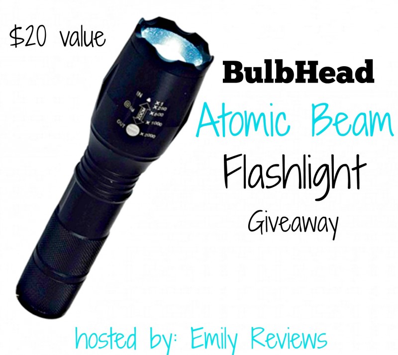 Atomic Beam LED Flashlight by BulbHead, 5 Beam Modes, Tactical Light Bright  Flashlight