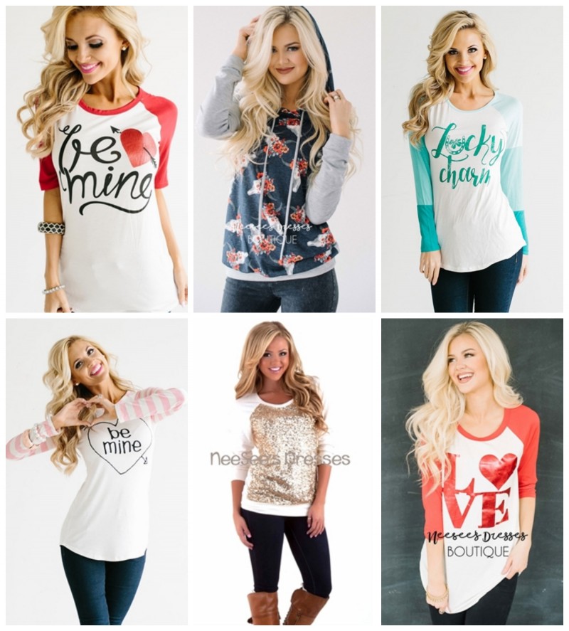 NeeSee's Dresses ~ Get Ready For Valentine's Day With THE EMMY DRESS + {Emily Reviews} Valentine Shirts, Tops, Women's Clothing, Boutique, Chic Styles