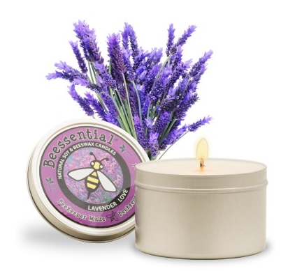 Beessential ~ An Essential Easter Basket Stuffer & Hostess Gift Idea! Natural Lip Balms and Lavender Scented Wax Candle {Emily Reviews}
