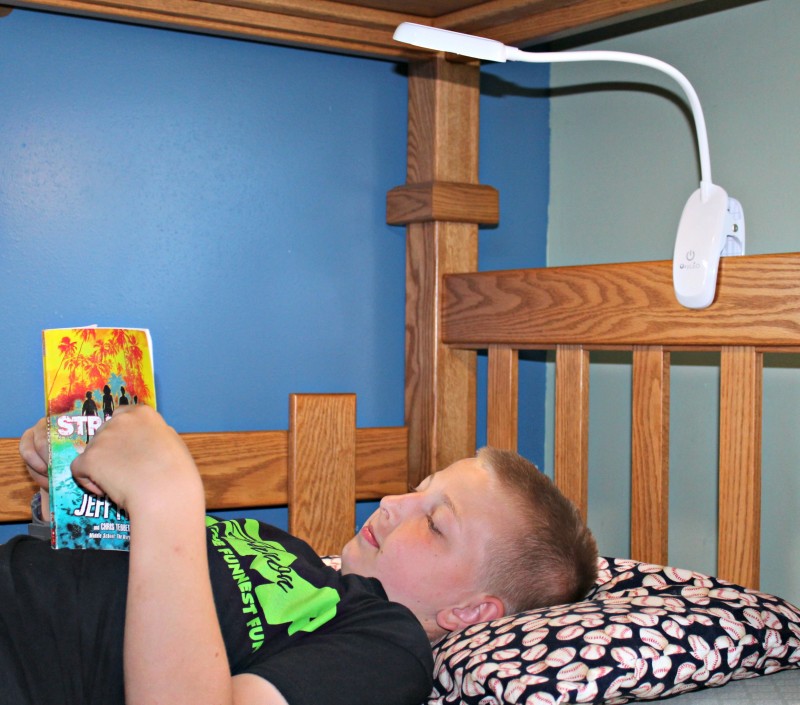 children's clip on bed light